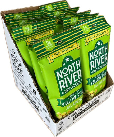 10 pack ~ Crunchy Yellow Peas Jalapeno Flavor