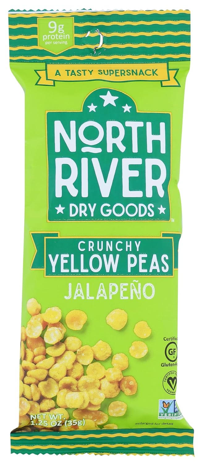 10 pack ~ Crunchy Yellow Peas Jalapeno Flavor